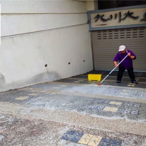 水抿石車道防滑工程、臺中市豐原區九川大集社區748