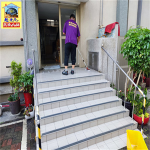 台南市西港區公所大樓樓梯防滑工程767