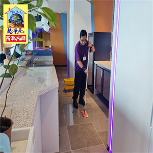 嘉義福容voco酒店餐廳磁磚地面走道防滑工程769