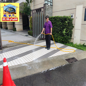 彰化和美山水豐華社區戶外磁磚地面止滑施工781