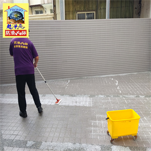 台中市美群臻寶社區騎樓磁磚地面防滑工程784