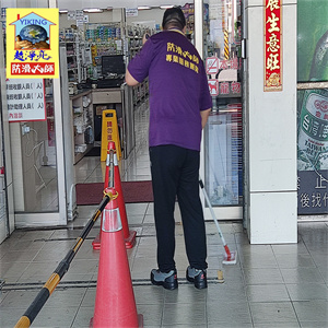 台南市新化區北海道新化總店騎樓磁磚地面防滑工程786