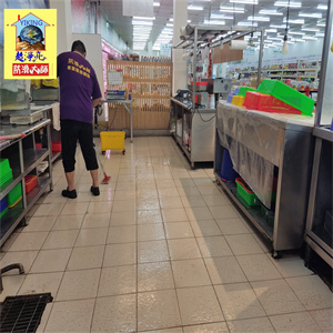 台南市北海道新化總店廚房磁磚地面防滑工程786-1