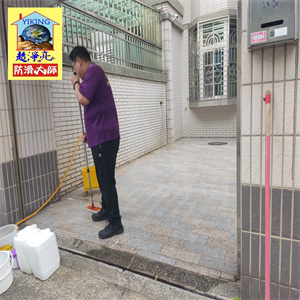 台中市石公館車庫花崗石地面防滑工程787