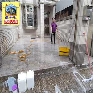 台中市石公館車庫花崗石地面防滑工程787