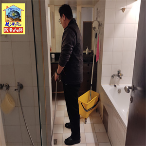 新北市新莊石公館浴室磁磚地面防滑施工790