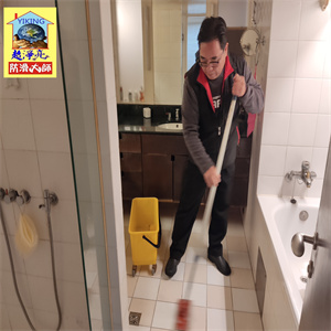 新北市新莊石公館浴室磁磚地面防滑施工790