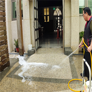 彰化市台灣基督長老教會水抿石地面防滑工程791