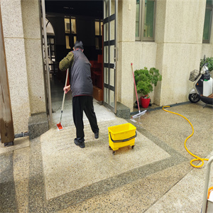 彰化市台灣基督長老教會水抿石地面防滑工程791