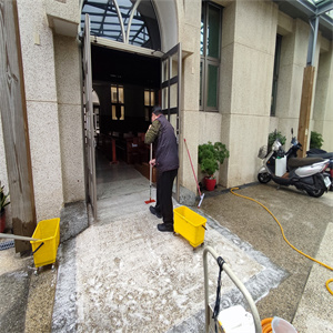彰化市台灣基督長老教會水抿石地面防滑工程791
